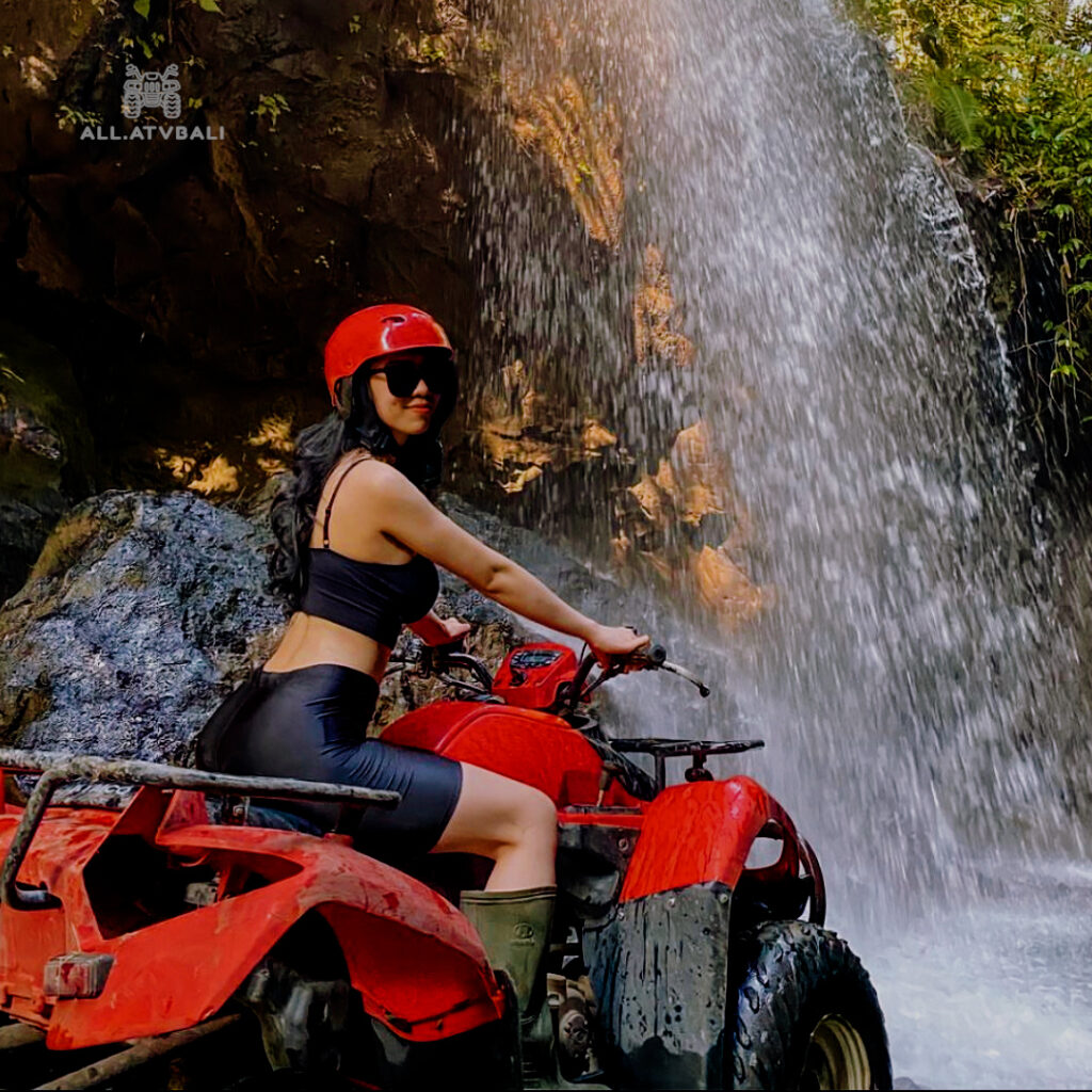 ATV adventure in Bali – Mountain, Cave, Waterfall, Rice Field