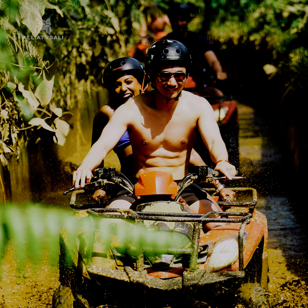 ATV adventure in Bali – Mountain, Cave, Waterfall, Rice Field